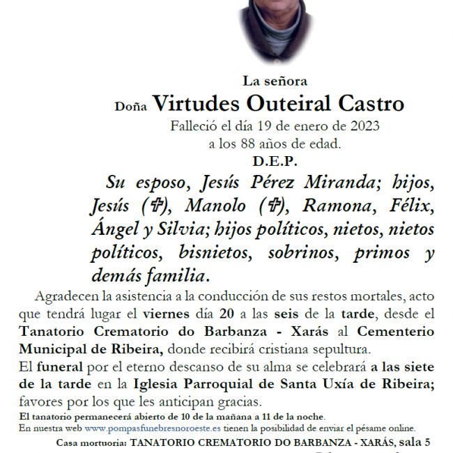 VIRTUDES OUTEIRAL CASTRO