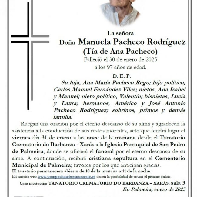 Pacheco Rodriguez, Manuela