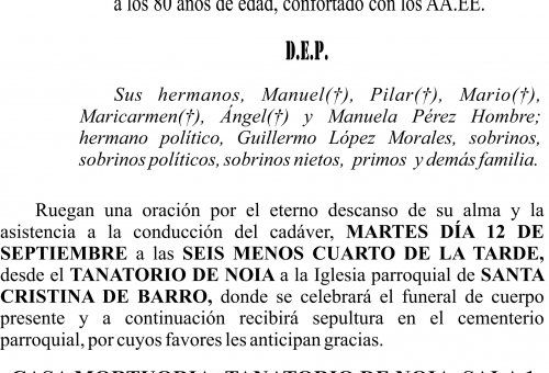07 23 Esquela Roberto Jesús Pérez Hombre