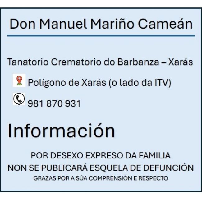 Mariño Camean, Manuel