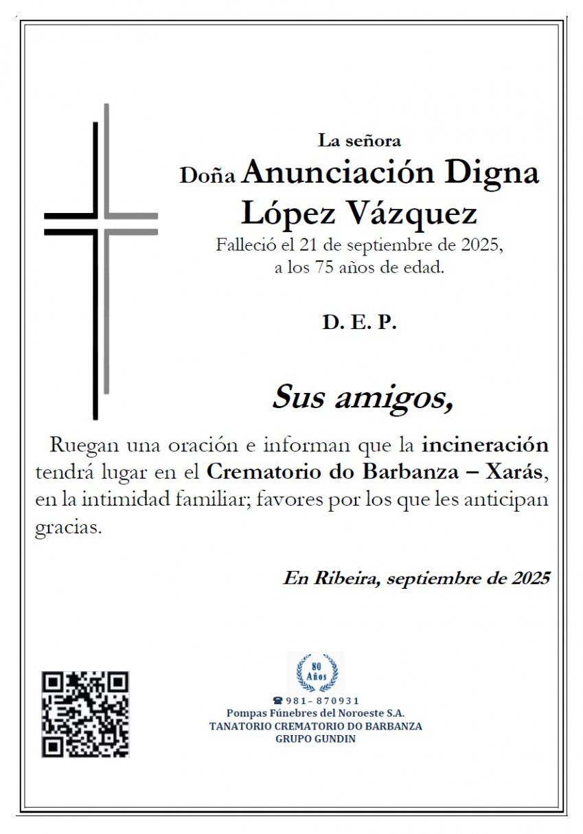 Lopez Vazquez, Anunciacion Digna