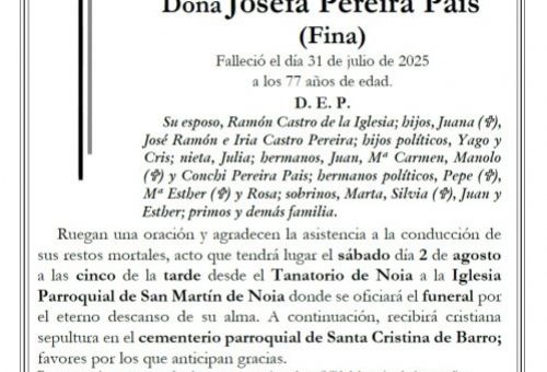 Josefa Pereira Pais