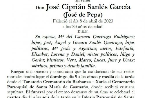 Sanles Garcia, Jose Ciprian