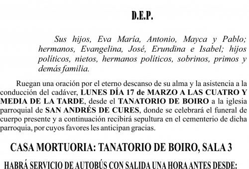 25 03 ESQUELA    Antonio Armental González
