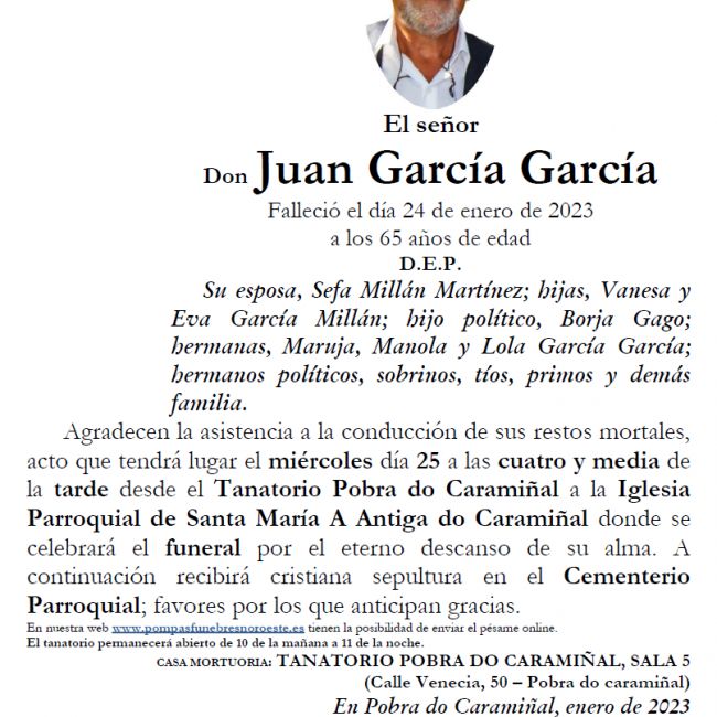JUAN GARCÍA GARCÍA