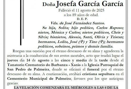 Garcia Garcia, Josefa