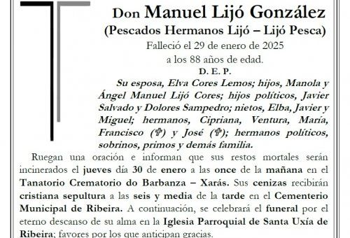 Lijo Gonzalez, Manuel