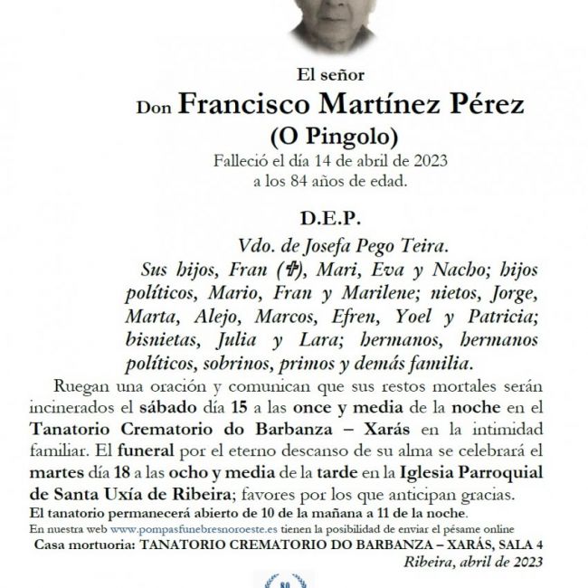 Martinez Perez, Francisco