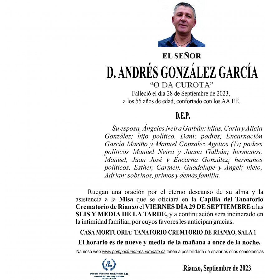 09 23 esquela ANDRÉS GONZÁLEZ GARCIA