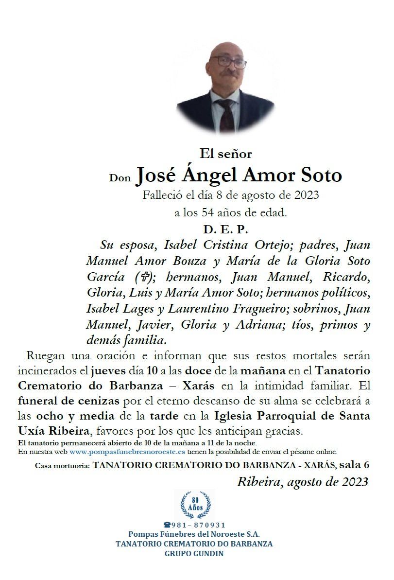 Amor Soto, José Ángel