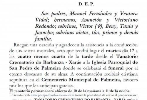 Fernandez Vidal, Manuela