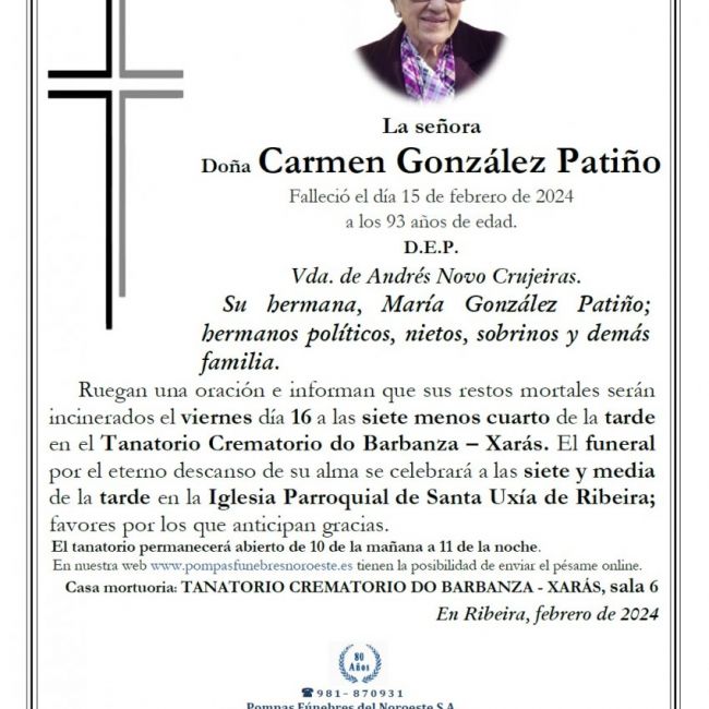 Carmen González Patiño