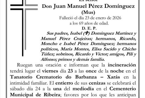 Don Juan Manuel Pérez Domínguez