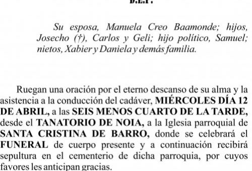 23 03 ESQUELA   José Luis Lecanda Zabala