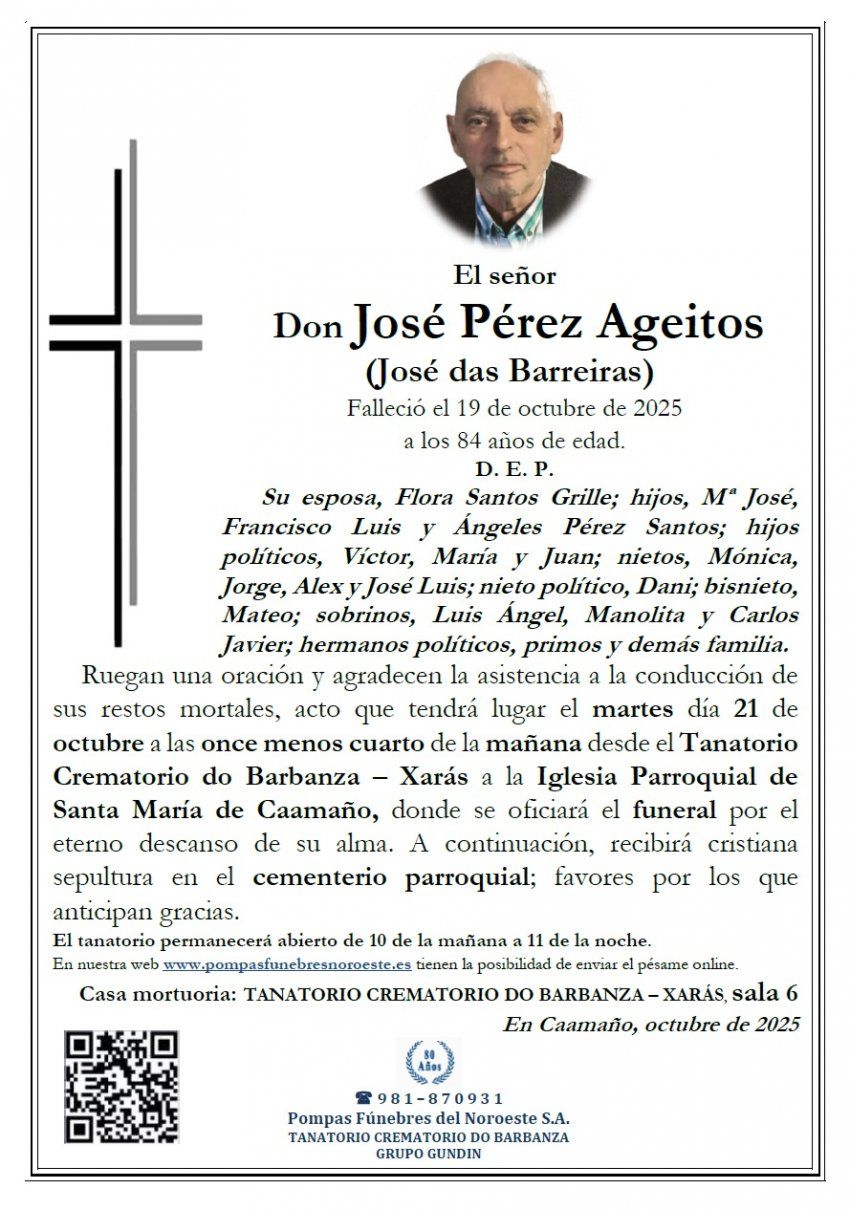 Perez Ageitos, Jose