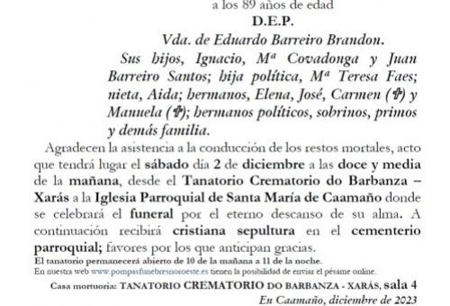 Santos Martinez, Amparo