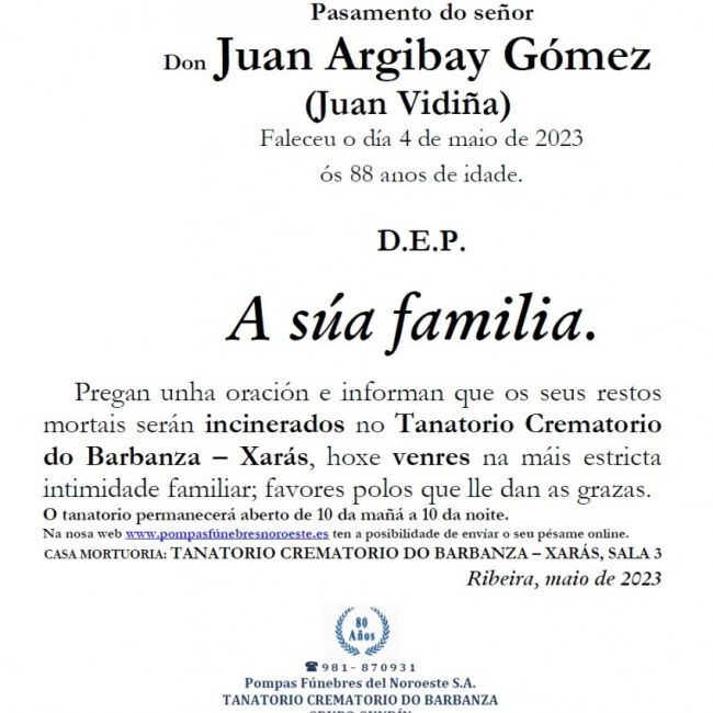 Argibay Gomez, Juan