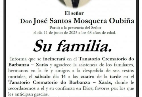 Mosquera Oubiña, José Santos