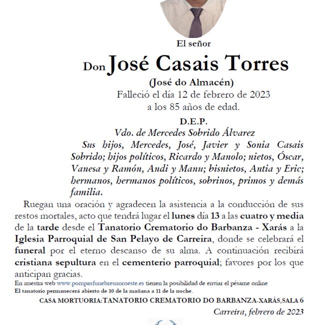 José Casais TORRES