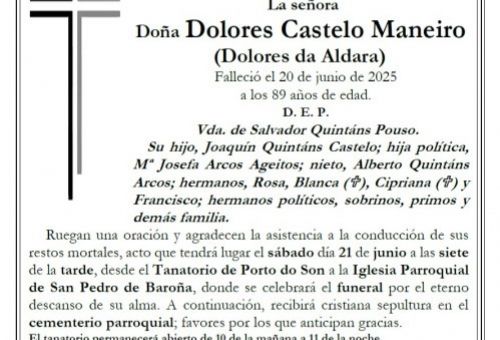 Castelo Maneiro, Dolores