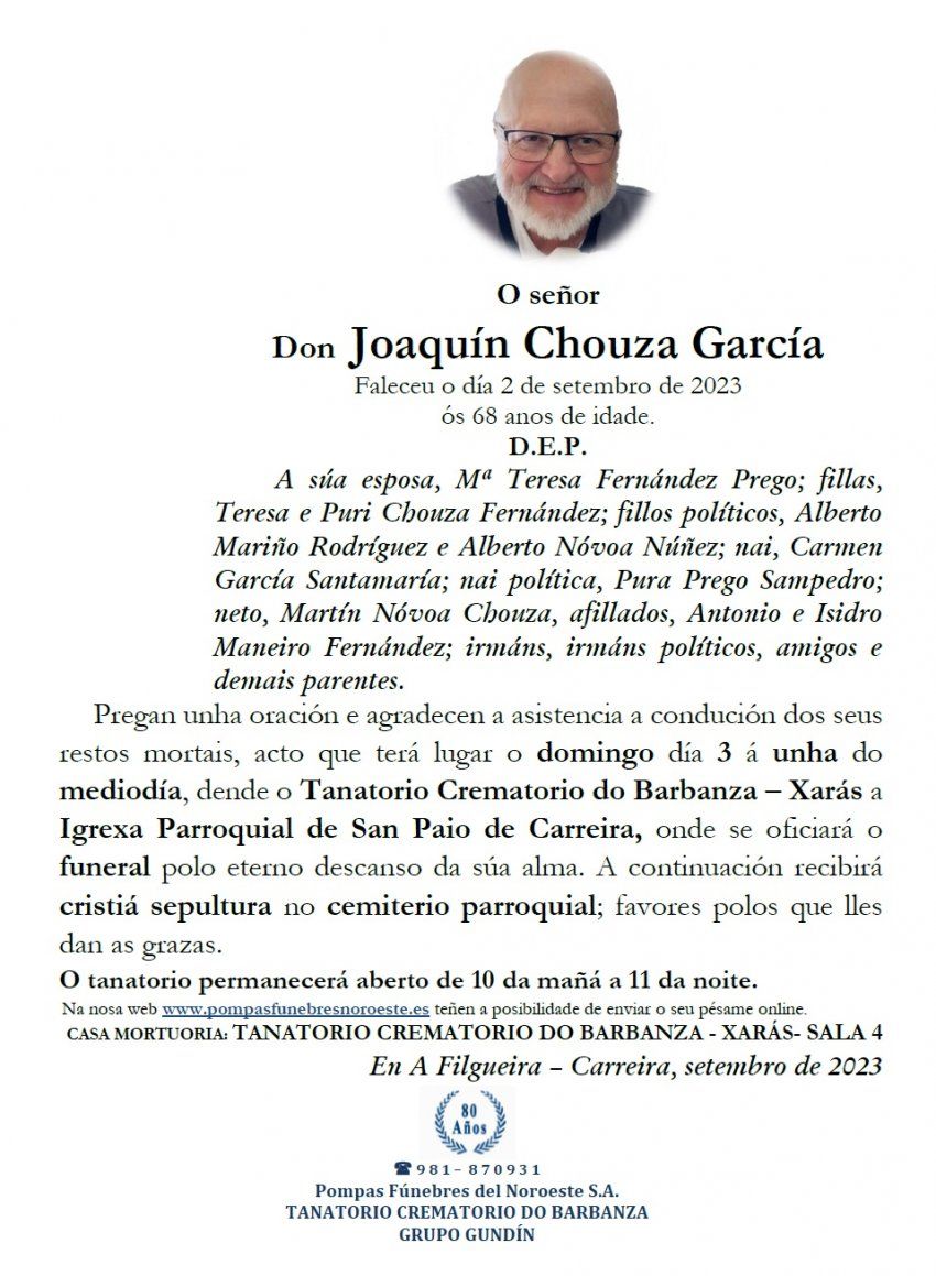 Joaquín Chouza García