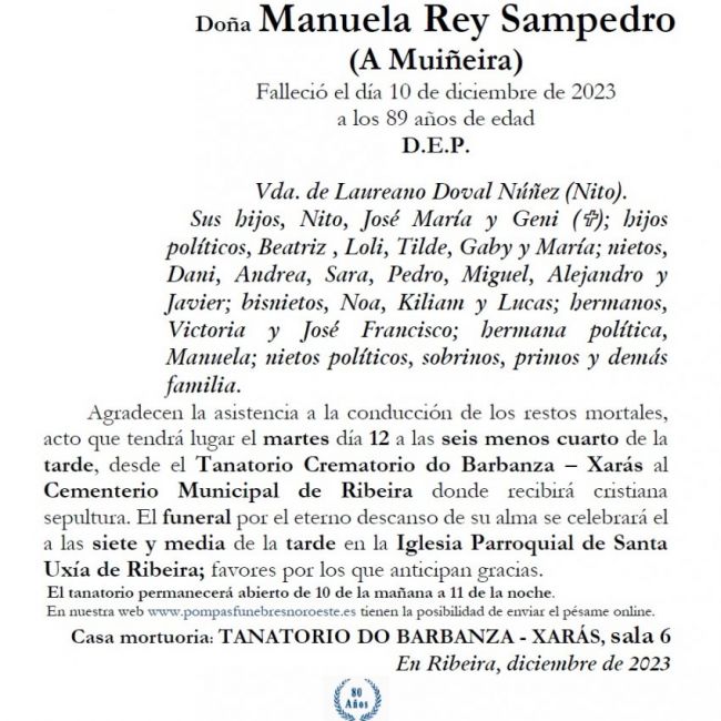 Rey Sampedro Manuela