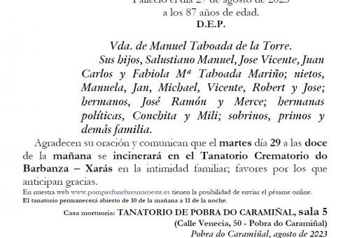 Mariño Fariña, Mª Dolores