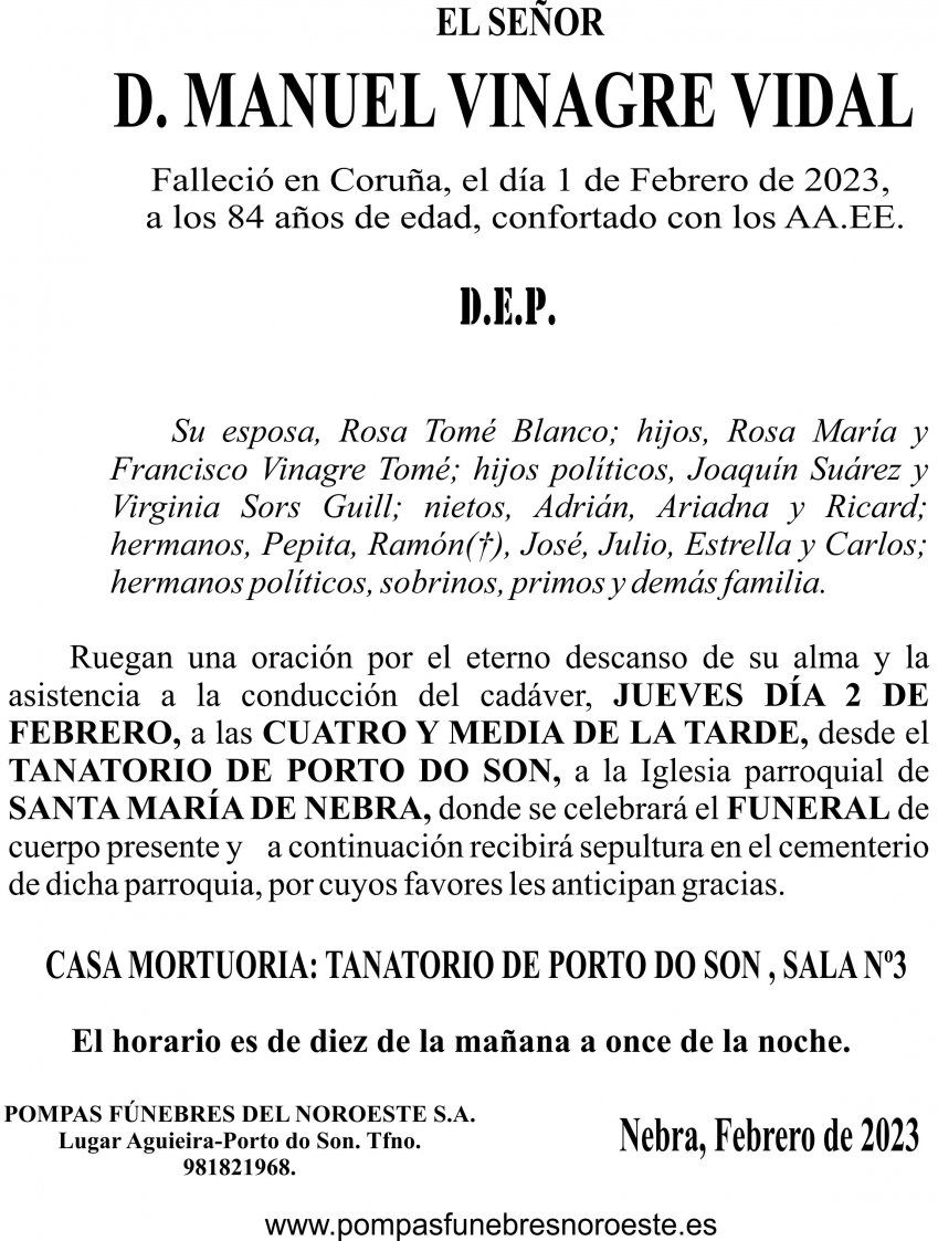 23 01 ESQUELA   manuel vinagre vidal