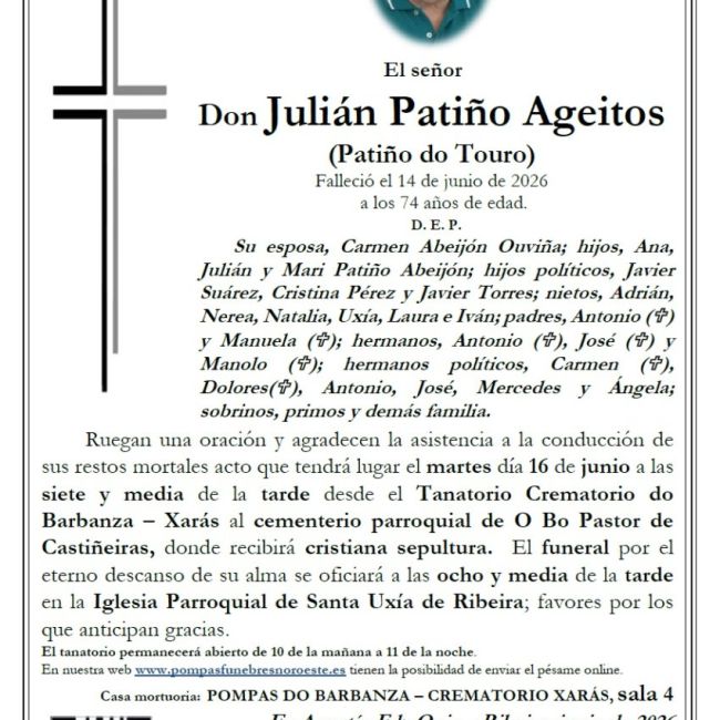 Patiño Ageitos, Julian