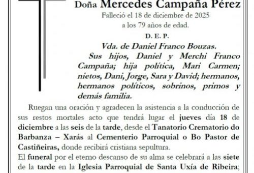 Campaña Perez, Mercedes