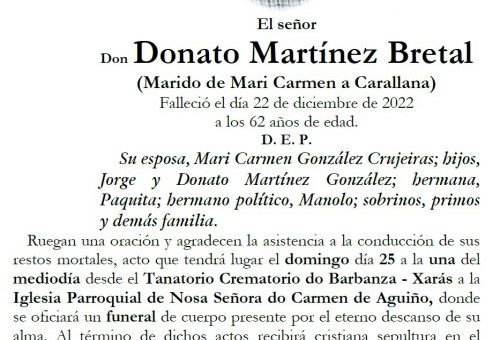 Martínez Bretal, Donato
