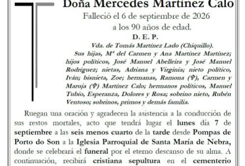 Martinez Calo, Mercedes