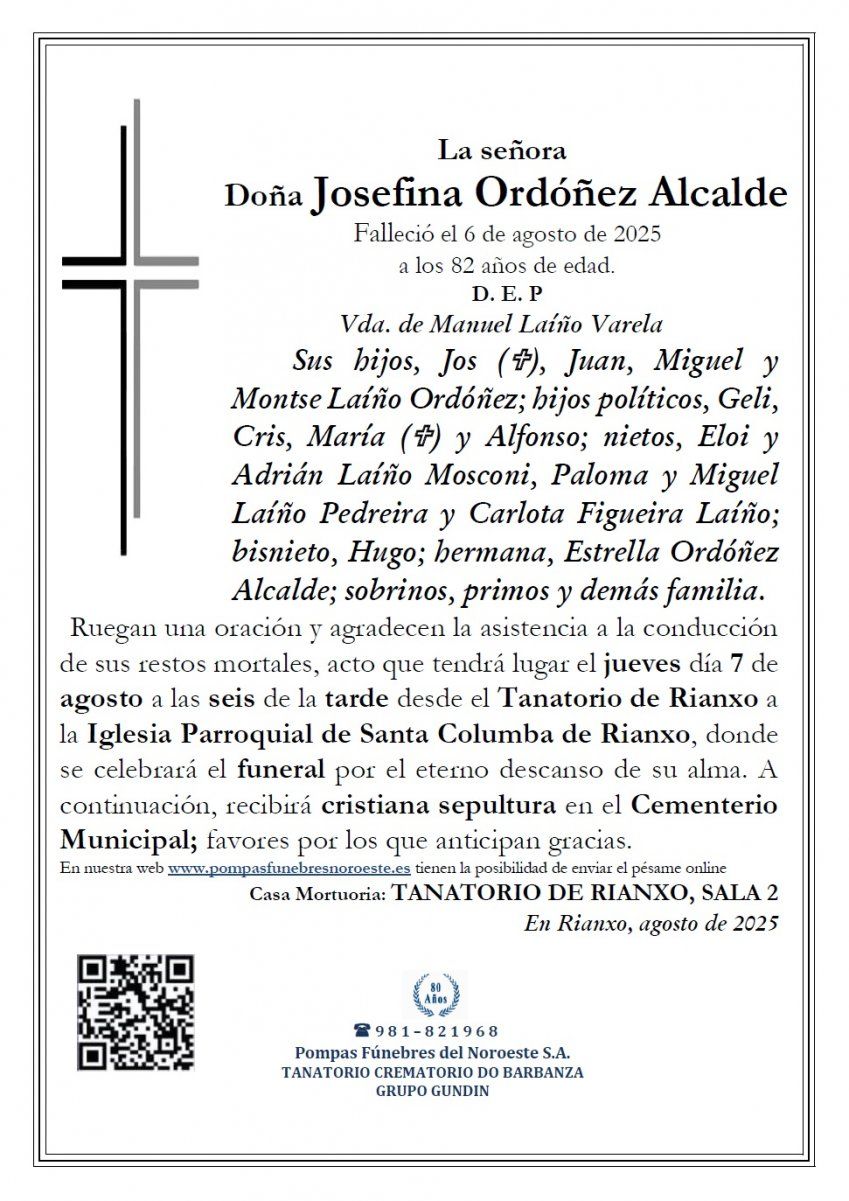 Josefina Ordóñez Alcalde
