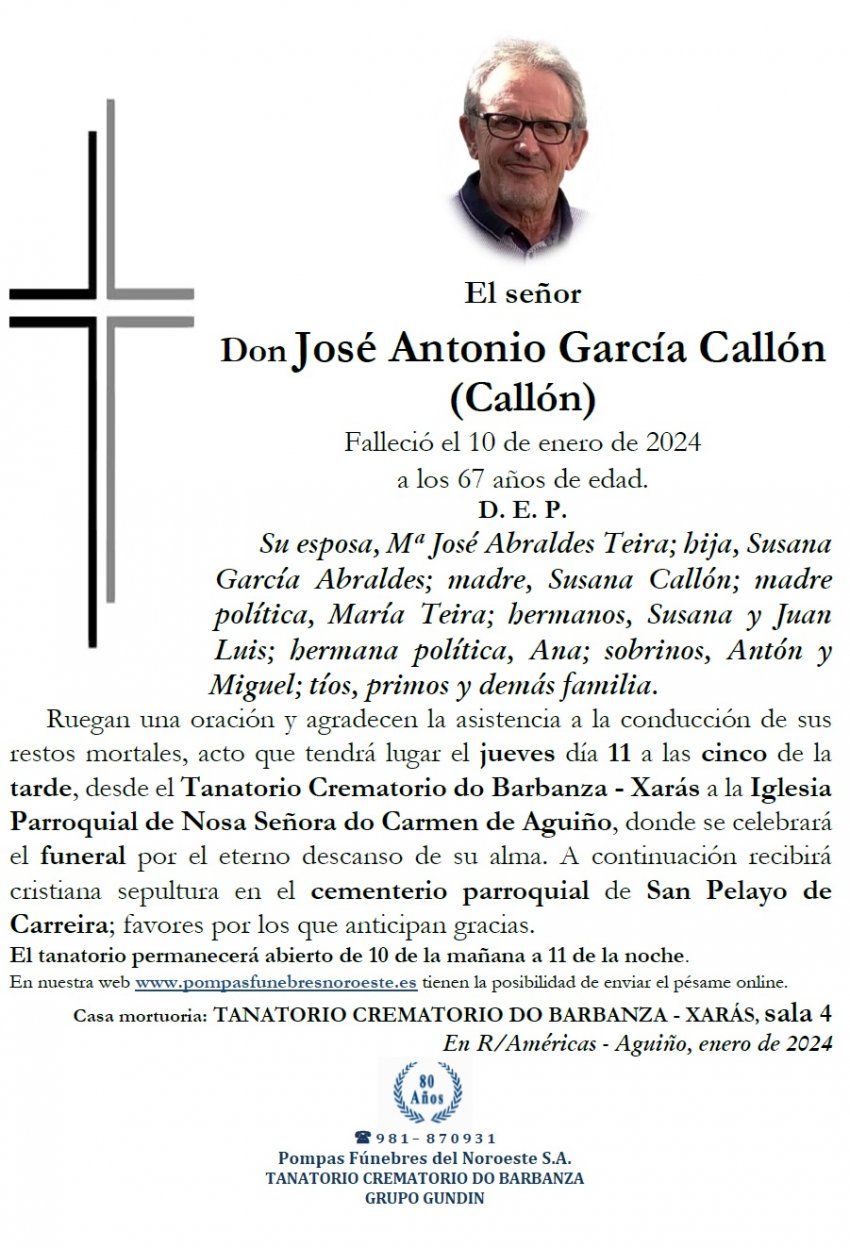 josé Antonio García Callón