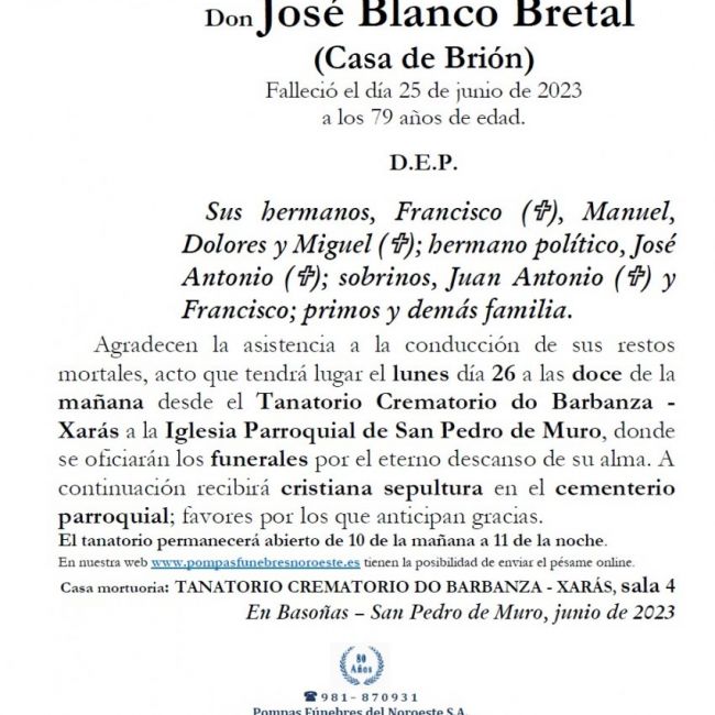 Blanco Bretal, José