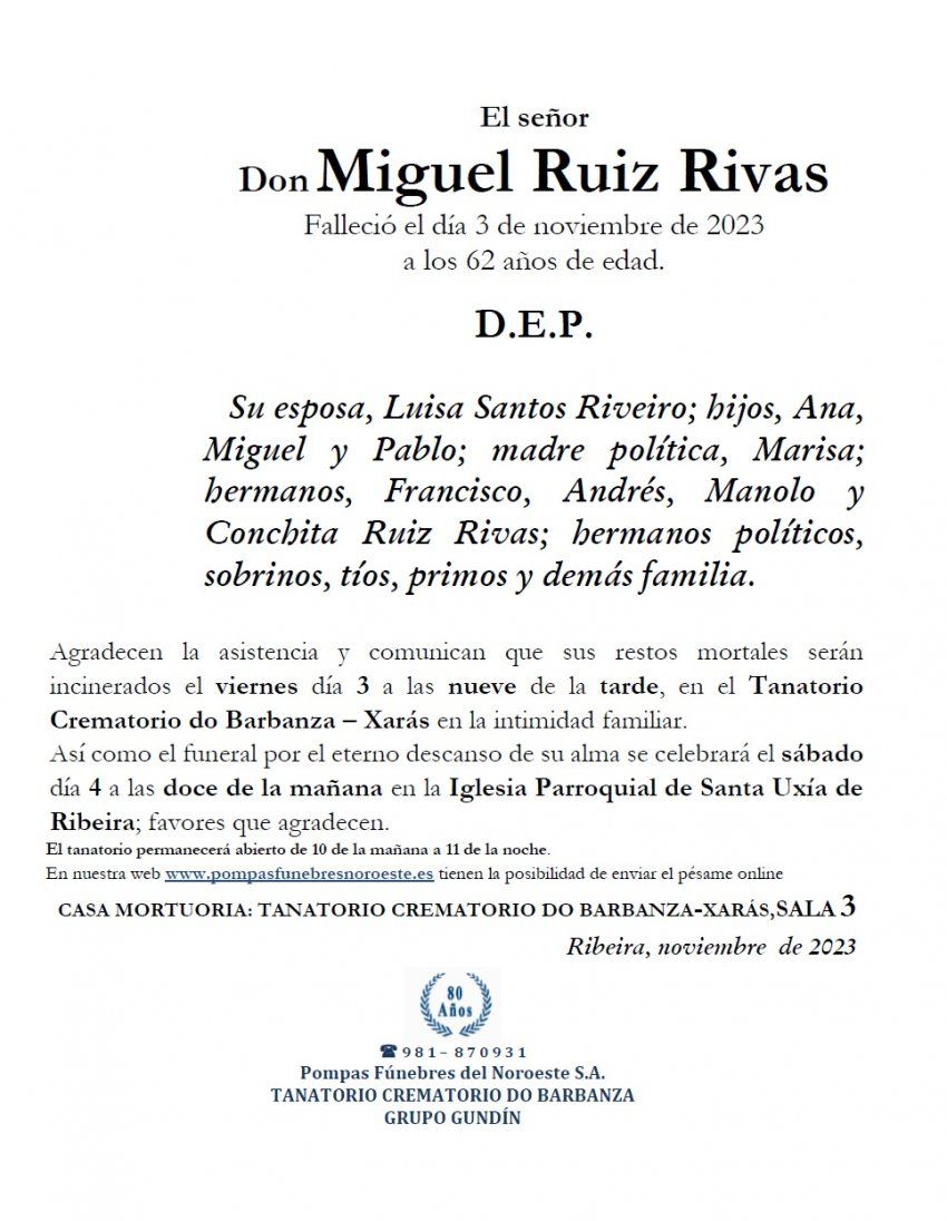 MIGUEL RUIZ RIVAS