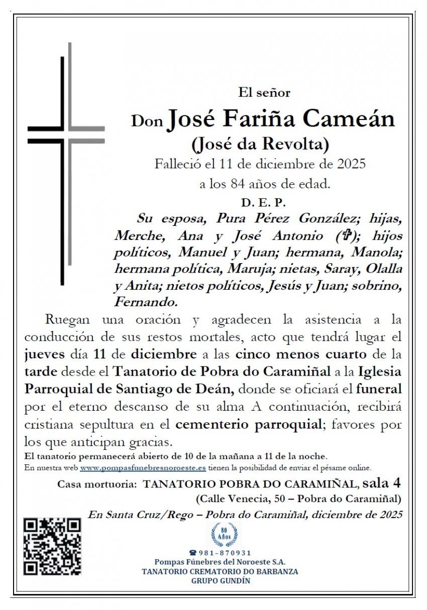 Fariña Camean, Jose