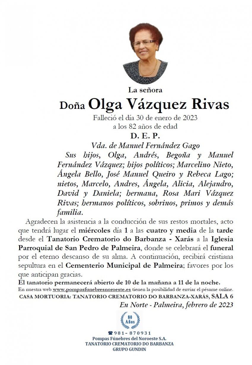 OLGA VAZQUEZ RIVAS