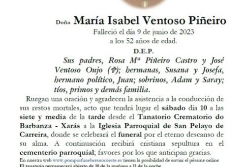 María Isabel Ventoso Piñeiro