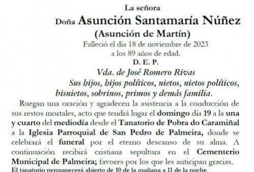 Santamaria Nuñez, Asuncion