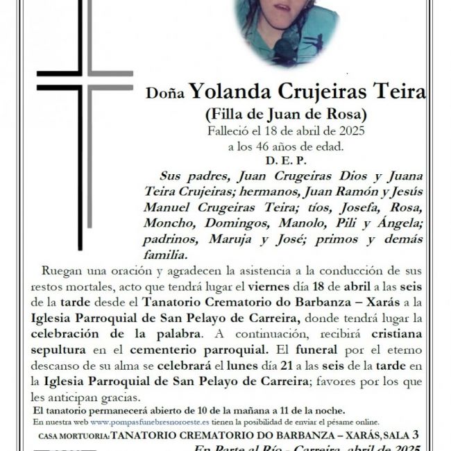 Yolanda Crujeiras Teira