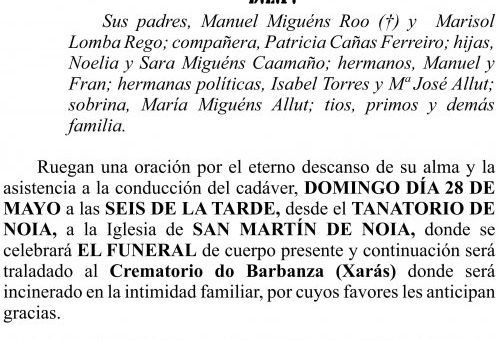 Copia de seguridad de Esquela, Ismael José Miguéns Lomba (Incinerción)