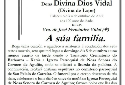 Dios Vidal, Divina