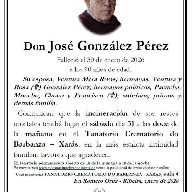 Gonzalez Perez. Jose