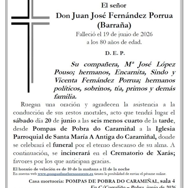 Fernandez Porrua, Juan Jose