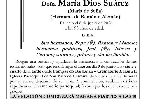 esquela Xaras María Dios Suarez (1)