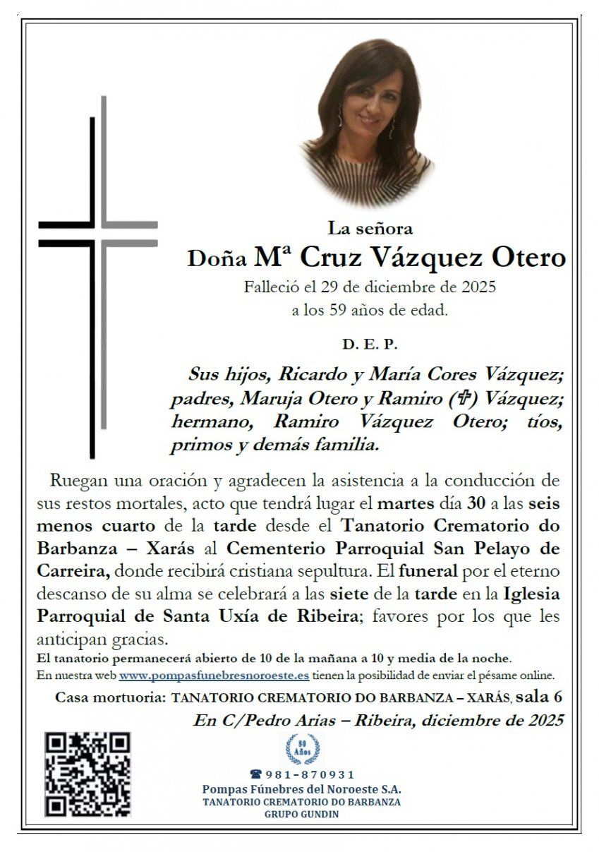 Vazquez Otero, Maria Cruz