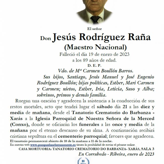 JESÚS RODRÍGUEZ RAÑA
