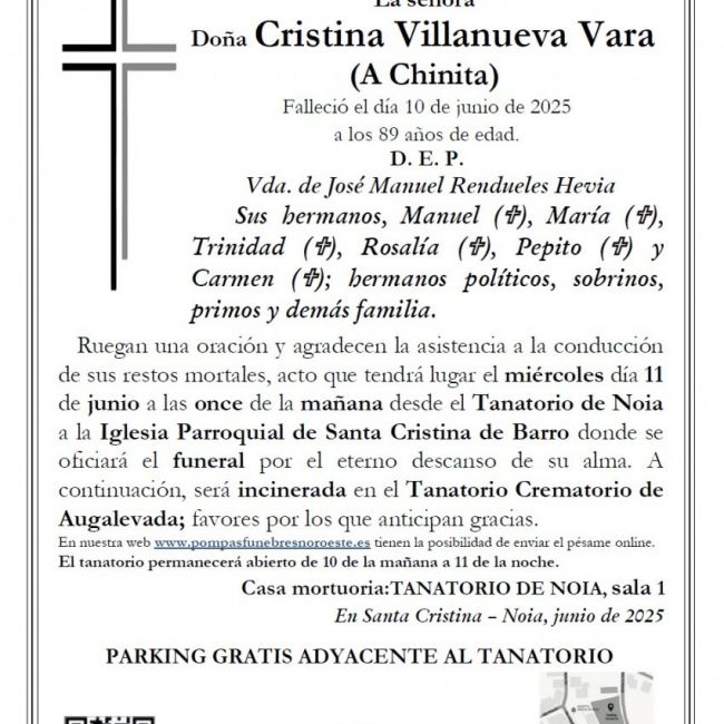 Cristina Villanueva Vara