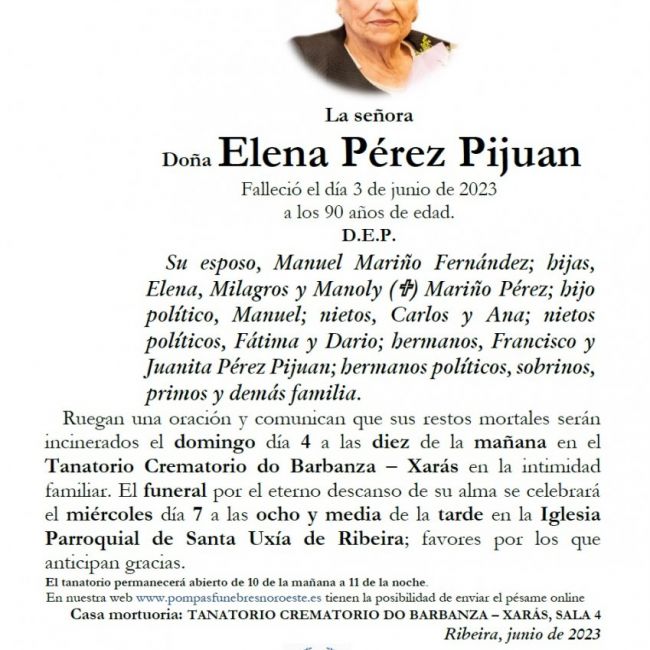 Perez Pijuan, Elena